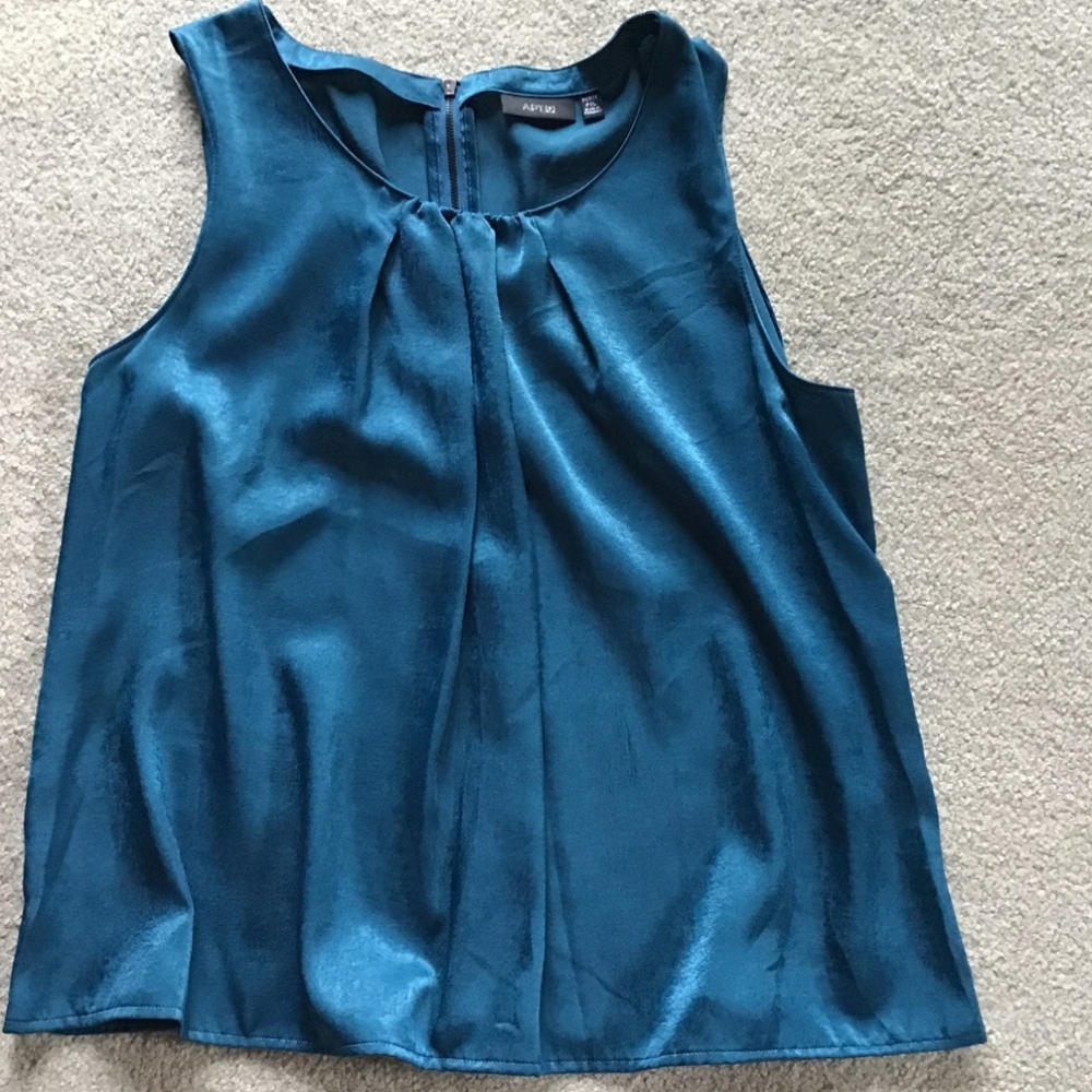 Apt. 9 Dressy Teal Tank Top